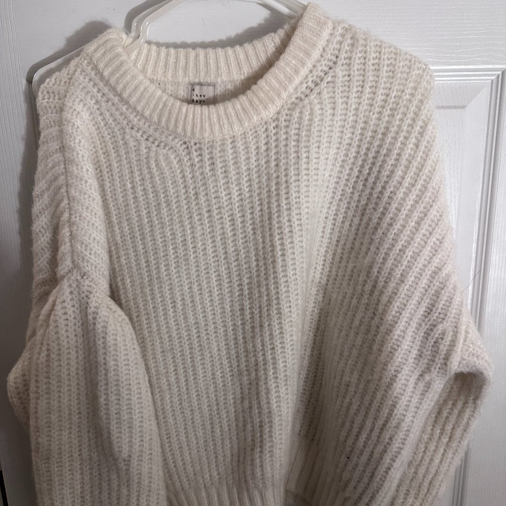 A New Day Balloon Sleeve Sweater